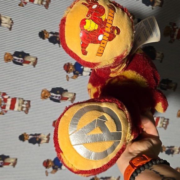 Build A Bear 16" Marvel Avengers Plush Stuffed Bear Iron Man No Sound 2014 - Picture 3 of 16